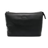 Black Pu Cosmetic Bag