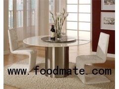 Round Marble Dining Table Set