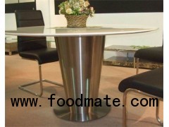 Black Marble Dining Table Set
