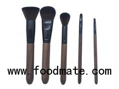 Natural Ebony Handle Makeup Brushes Set