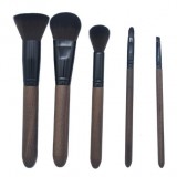 Natural Ebony Handle Makeup Brushes Set