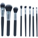 Classical White And Black Makeup Brushes Set