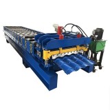 Steel Glazed Roof Tile Roll Forming Machine