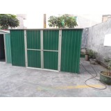 6x9 Ft Pent Metal Color Shed