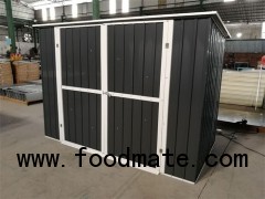 8x4 Ft Pent Metal Color Shed