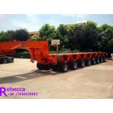 Hydraulic Modular Trailer Heavy Equipment Haulage Multi Axle Trailer