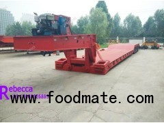 Detachable Gooseneck Low Loading Deck Trailer Lowboy Semi Trailer