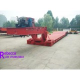 Detachable Gooseneck Low Loading Deck Trailer Lowboy Semi Trailer