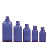 Blue Essential Oil Bottle