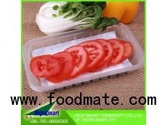 absorption pad for supermarket container tray