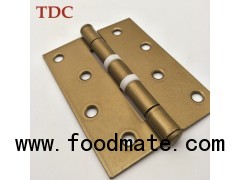 4''x3''x2.0mm-2BB Brass Plated Nylon Washer Door Hinges