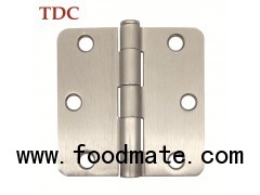 3in.×3in.×2.0mm Stain Nickel Square Hinge With 1/4 Radius Conrer