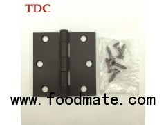 3in. × 3in. × 2.0mm Black Straight Square Corner Hinges