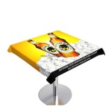 Reverse Printed Vinyl PVC Table Cloth