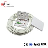 FTTH Fiber Optic Patch Panel with SC/APC connector & adapter, 30M cable length
