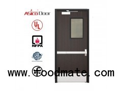 Wooden Fire Door With Glass