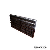 Supermarket Plastic ABS Black Cross Board Price Riser