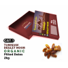 Organic Pitted Dates, High Quality Pitted Dates of Tunisia, 2 Kg Carton Box
