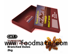 Branched Dates, 2 Kg Carton Box