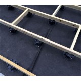 Adjustable Plastic Pedestal Raised Floor System For Outdoor Floor Installation HIGH MB-T3 (500-740mm