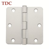 3in.×3in.×2.0mm White Door Hinge With 1/4 Radius Corner