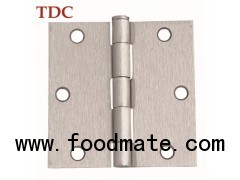 3''×3''×2.0mm Stain Chrome Straight Square Corner Hinges