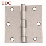 3''×3''×2.0mm Stain Chrome Straight Square Corner Hinges