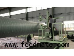 SAND-FILLING PIPE WINDING MACHINE