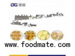 Wheat potato flour 2d 3d puffed snack pellets fryum papad food making machine process line