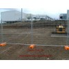 Temporary fencing - Temporary fence used in construction site, roadside and factory.
