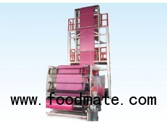 PE embossed film blowing machine