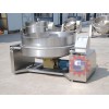 Gas jacketed kettle with mixer  jacketed boiling pot   Gas vacuum jacketed kettle supplier