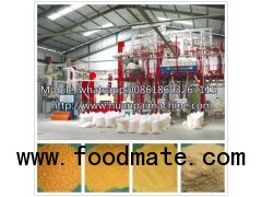 大型工业商用玉米磨机 50 吨/天粮食产品制造机