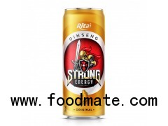 330ml canned Strong energy drink with ginseng original from RITA beverrage manufacturer
