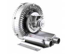 Belt driving bare shaft high pressure ring blower without electric motor