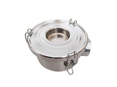 Stainless steel vacuum inlet filter for air compressor/vacuum pump
