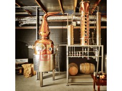 1000L Whiskey Brandy Gin Miniature Brewing Equipment Alcohol Copper Distiller