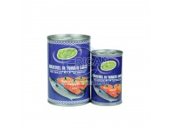 Factory price Canned Fish Tin Mackerel in Tomato Sauce 155g/425g