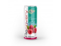 320ml canned healthy recovery graspberry drink from BENA beverage private label