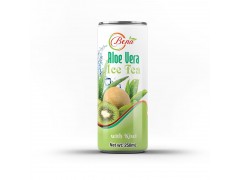 250ml canned aloe vera ice tea with kiwi drink from BENA