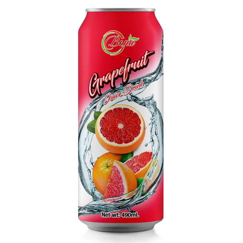 Grapefruit Juice Drink Cans