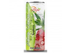 Sparkling Aloe Vera Raspberry Drink from BENA soft drink