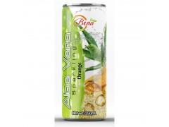 Sparkling Aloe Vera Orange Drink from BENA