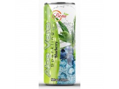 Sparkling Aloe Vera Blueberry Drink from BENA