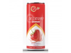 energy drink nutrition with strawberry flavor from BENA drink