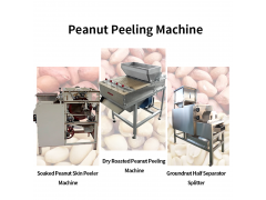 Where is a peanut peeling machine