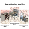 Where is a peanut peeling machine
