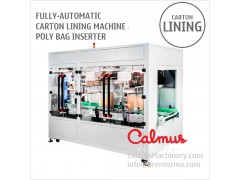 Carton Box Lining Machine Liner Placer Poly Bag Inserter