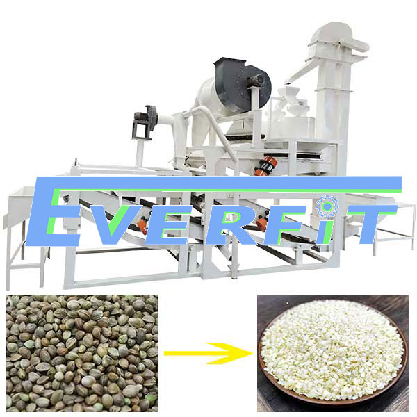 Hemp Seeds Shelling Dehulling Machine