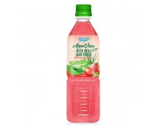 aloe vera juice with strawberry  500ml pet bottle